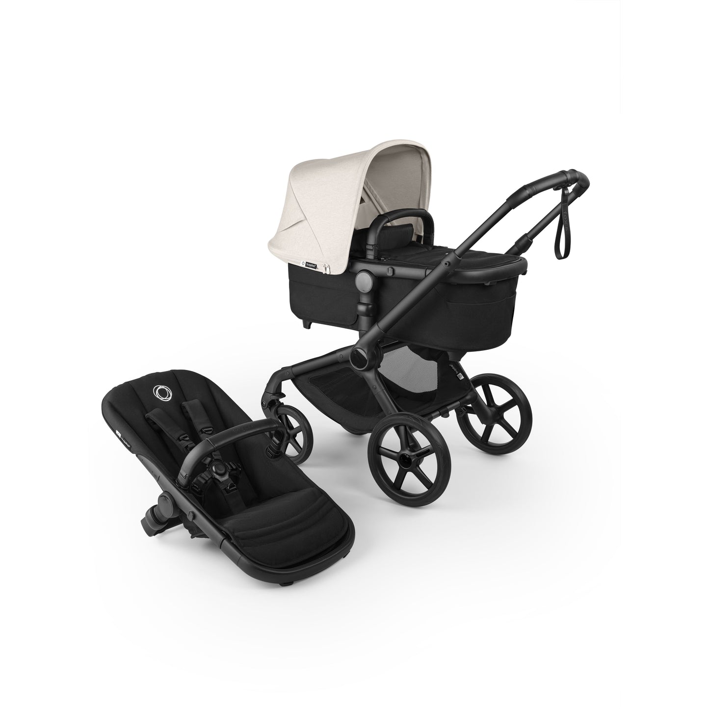 Bugaboo Fox 5 Renew Complete Stroller - BLACK/HERITAGE BLACK/MISTY WHITE - PRE ORDER