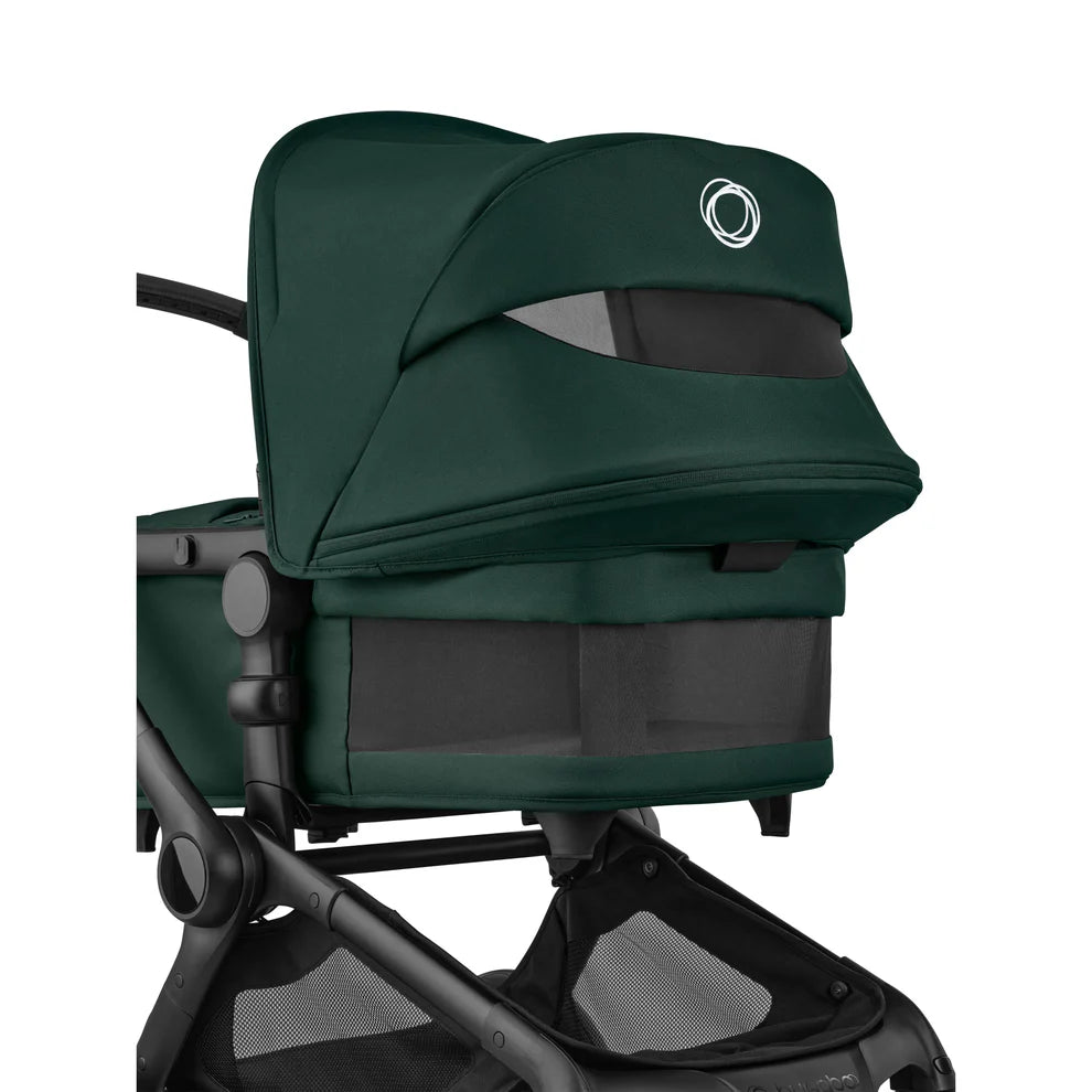 Bugaboo Fox 5 Renew Complete Stroller - BLACK/HERITAGE BLACK/ FERN GREEN/ FERN GREEN