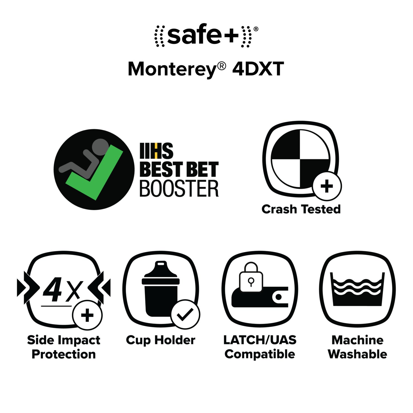 Monterey 4DXT Booster Seat