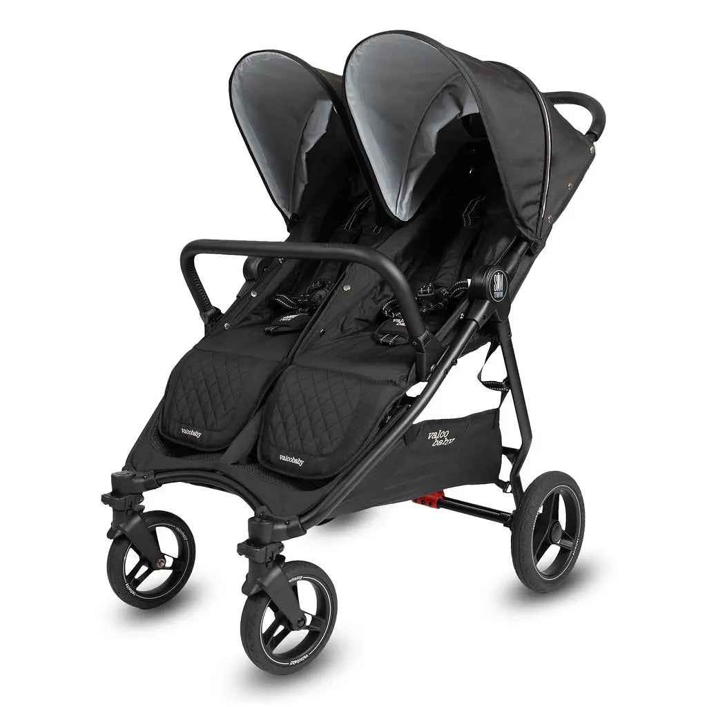 Valco Baby Slim Twin Sport Double Stroller - Black