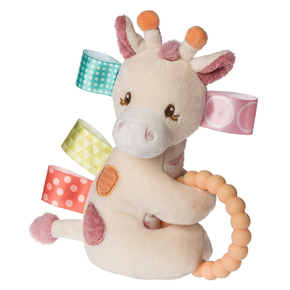 Mary Meyer Taggies Tilly Giraffe Teether Rattle – 5″