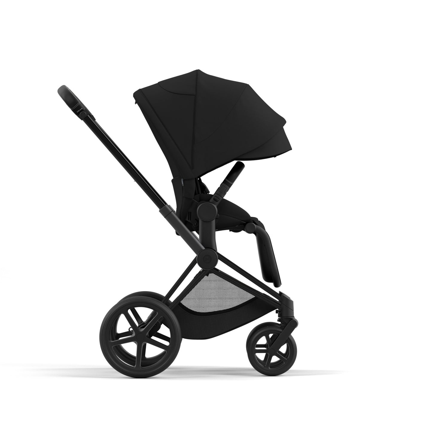 Cybex Priam4 Luxury Stroller - Chrome - Deep Black