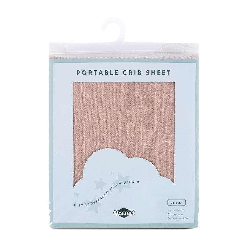 Abstract Portable & Mini Crib Sheet (100% Cotton Knit)