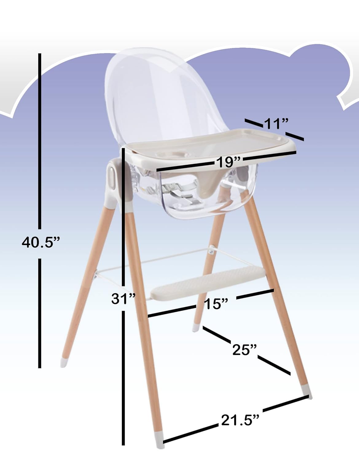 Vista 3 in 1 Highchair