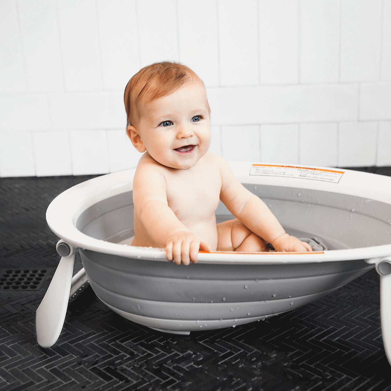 boon NAKED 2-Position Collapsible Bathtub