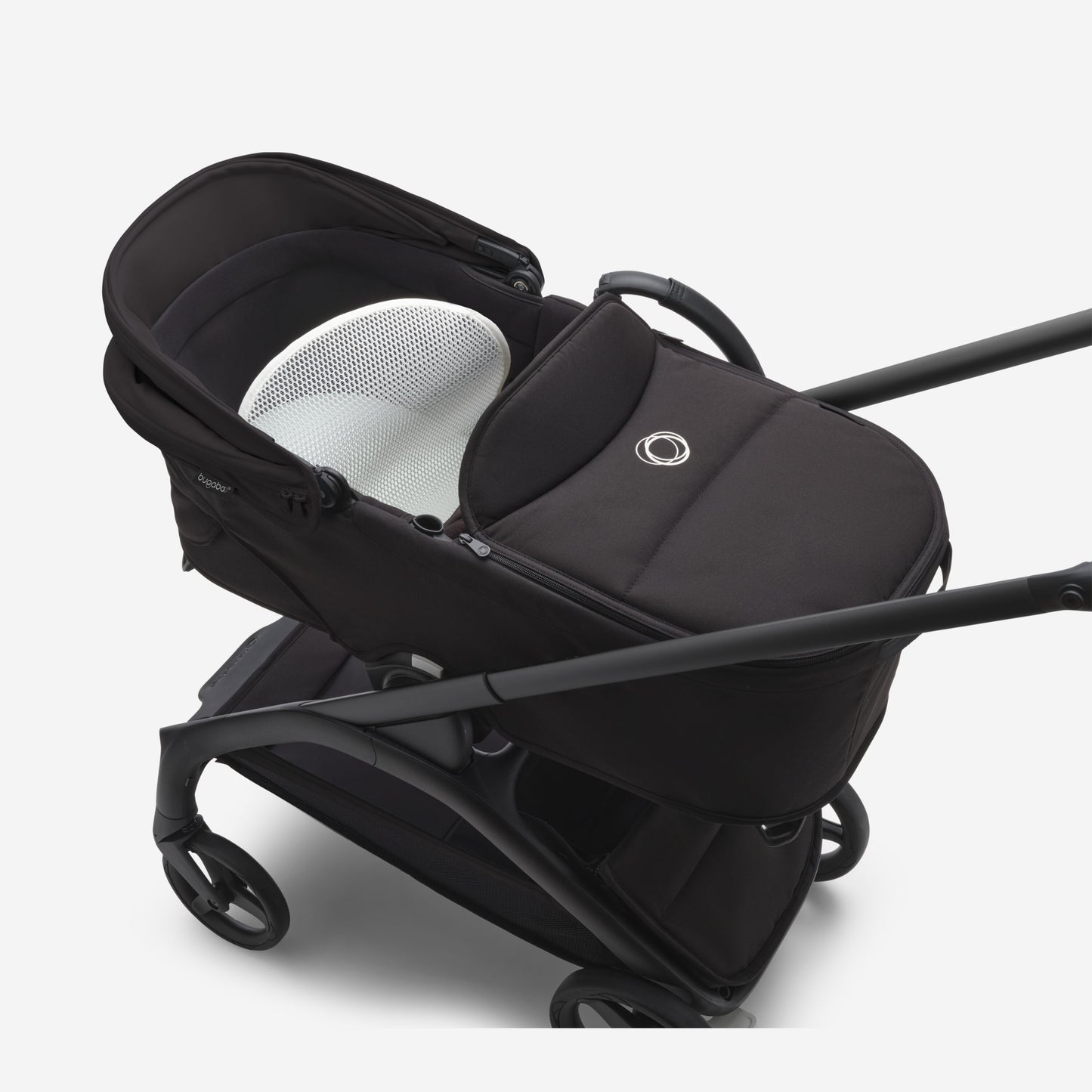 Bugaboo Dragonfly seat and bassinet complete - BLACK/FOREST GREEN/FOREST GREEN