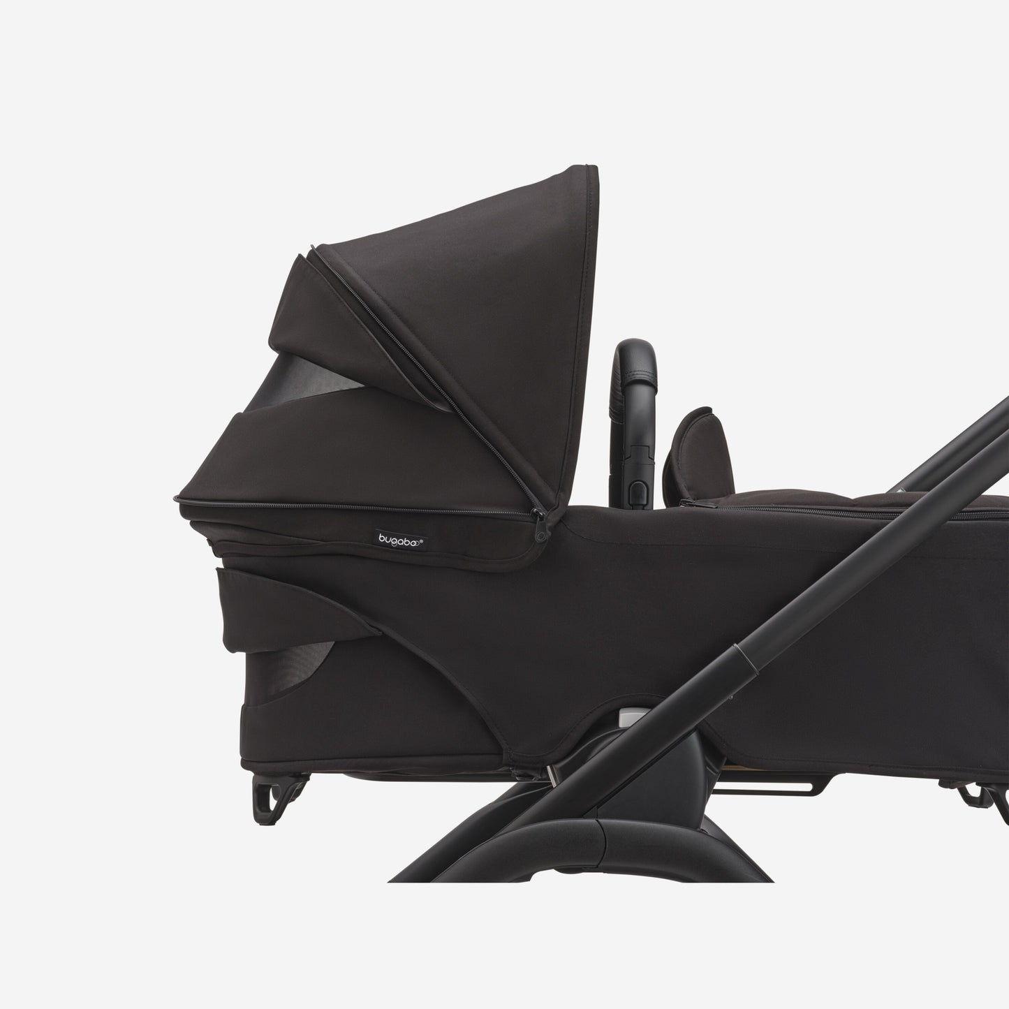 Bugaboo Dragonfly seat and bassinet complete - BLACK/FOREST GREEN/FOREST GREEN