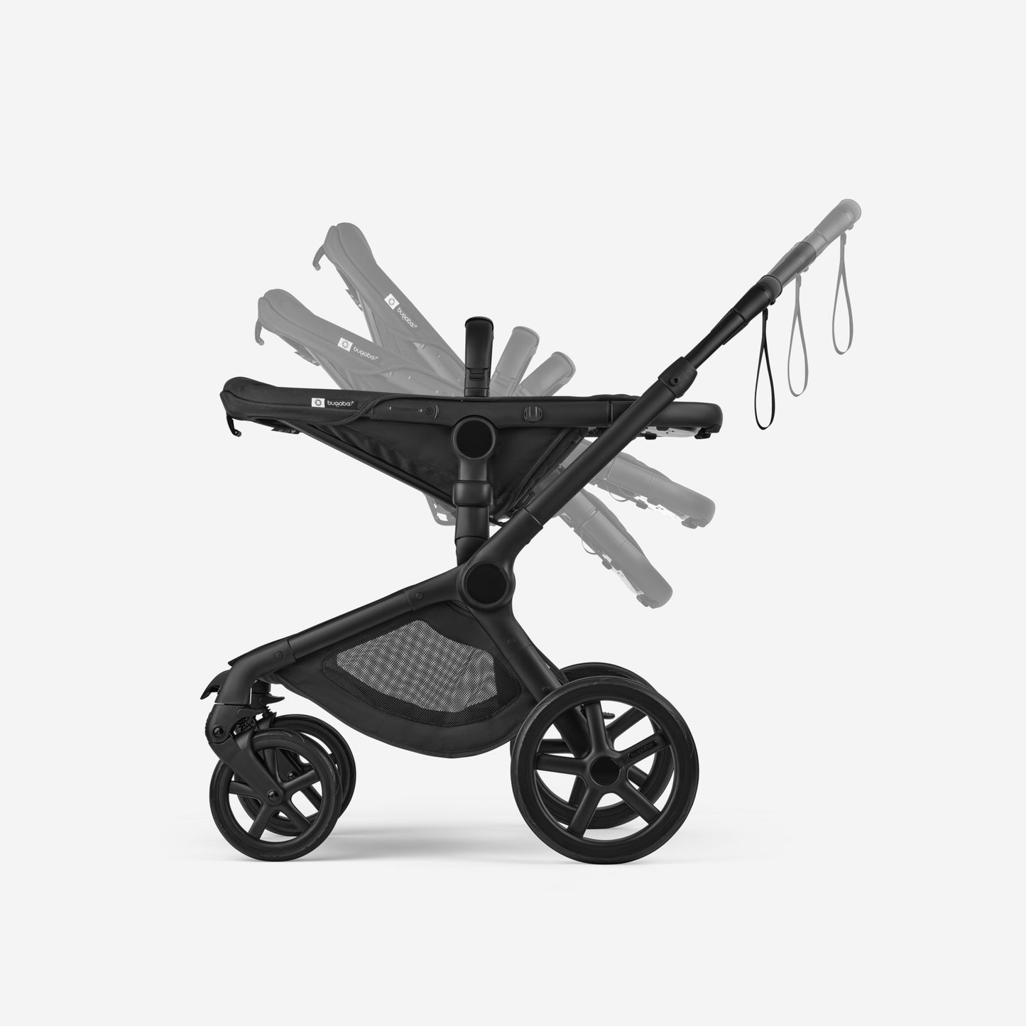 Bugaboo Fox 5 Renew Complete Stroller - BLACK/HERITAGE BLACK/MISTY WHITE