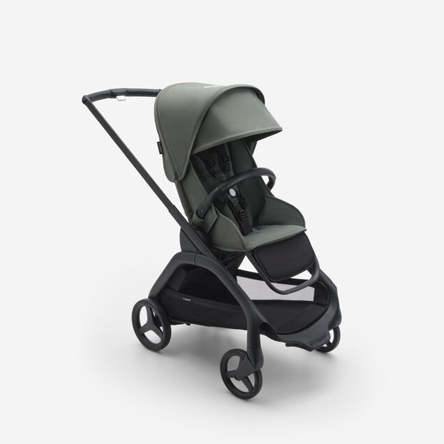 Bugaboo Dragonfly seat complete Stroller - BLACK/FOREST GREEN/FOREST GREEN