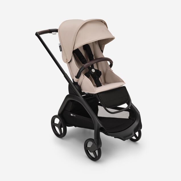 Bugaboo Dragonfly seat complete Stroller - BLACK/DESERT TAUPE-DESERT TAUPE