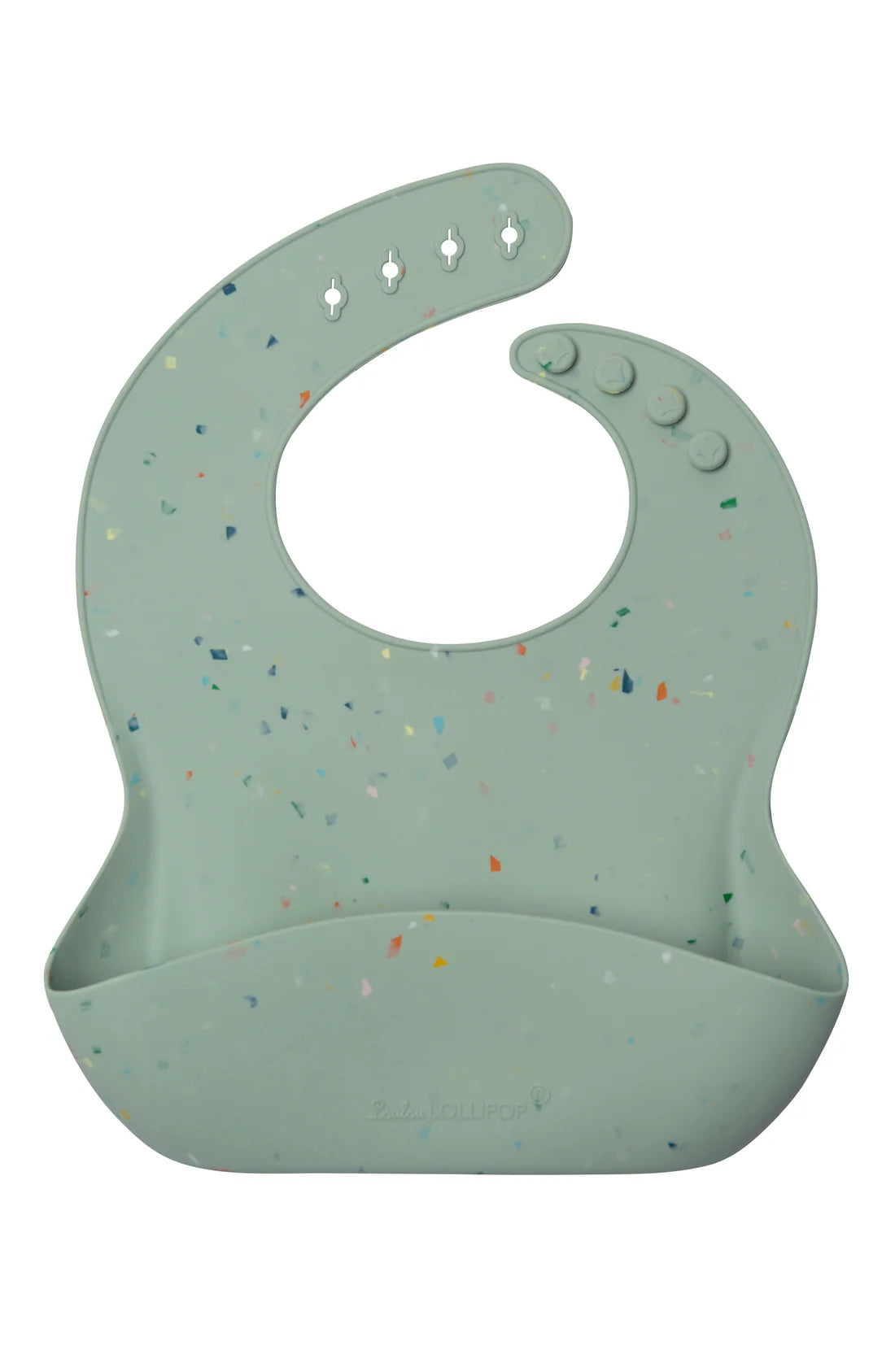 LouLou Lollipop Silicone Bib - Confetti