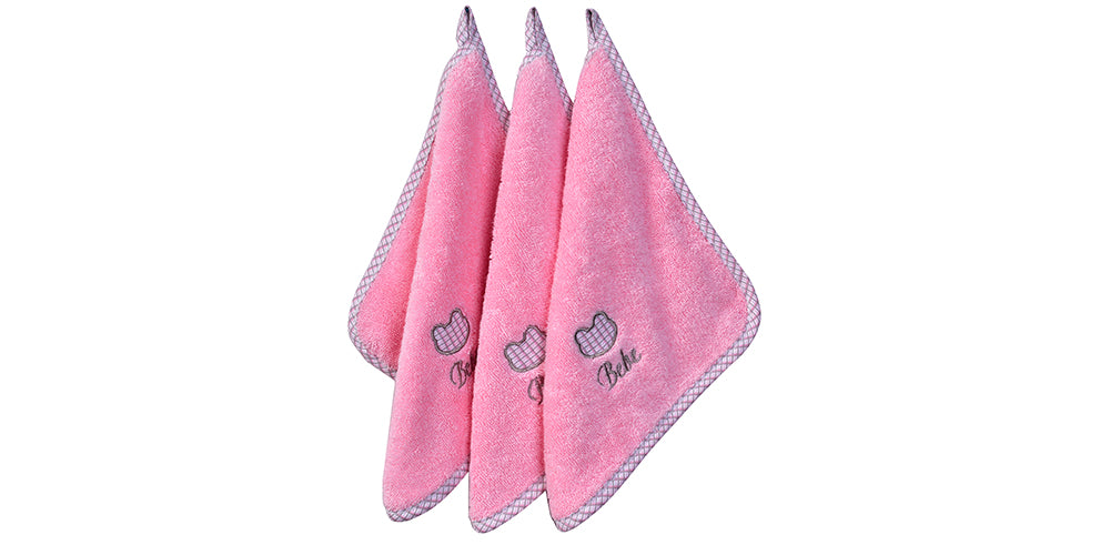 Little Pipers Soft Baby Washcloth (3 Pack)