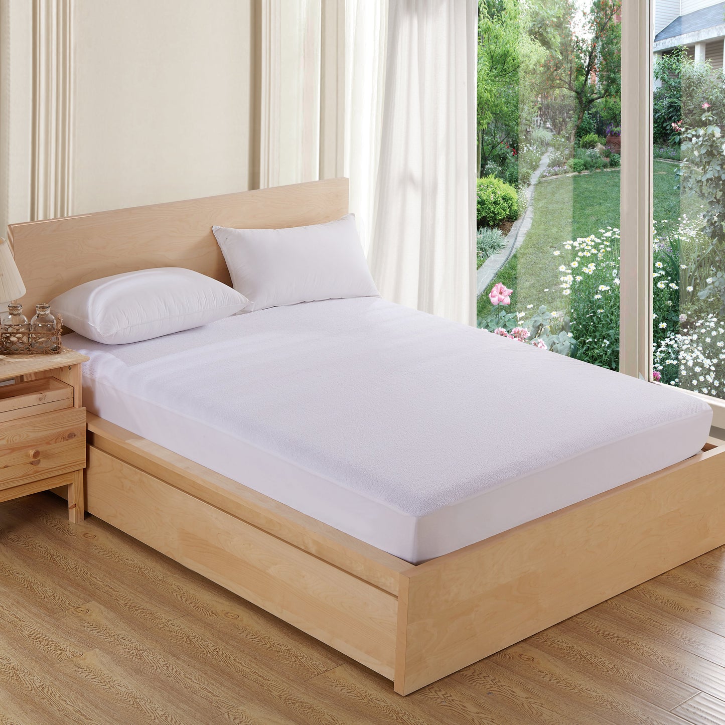 Haya Sleep Cotton Terry Waterproof Mattress Protector