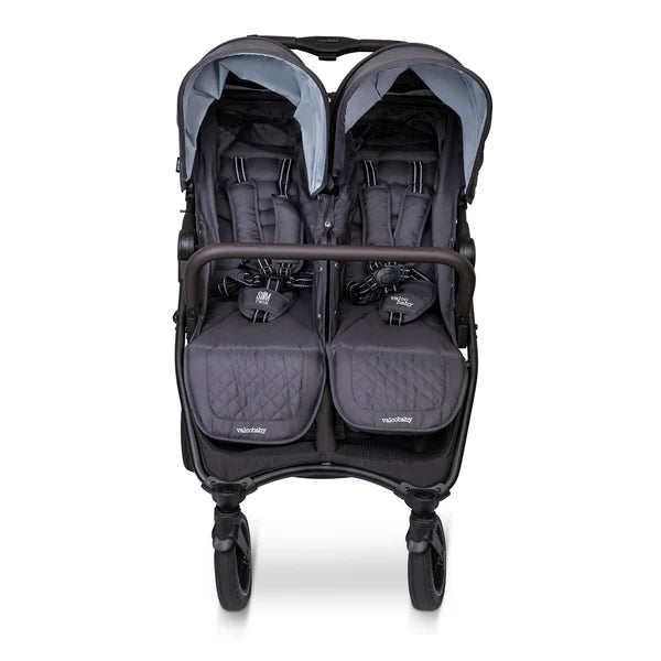 Valco Baby Slim Twin Sport Double Stroller - Signature Grey