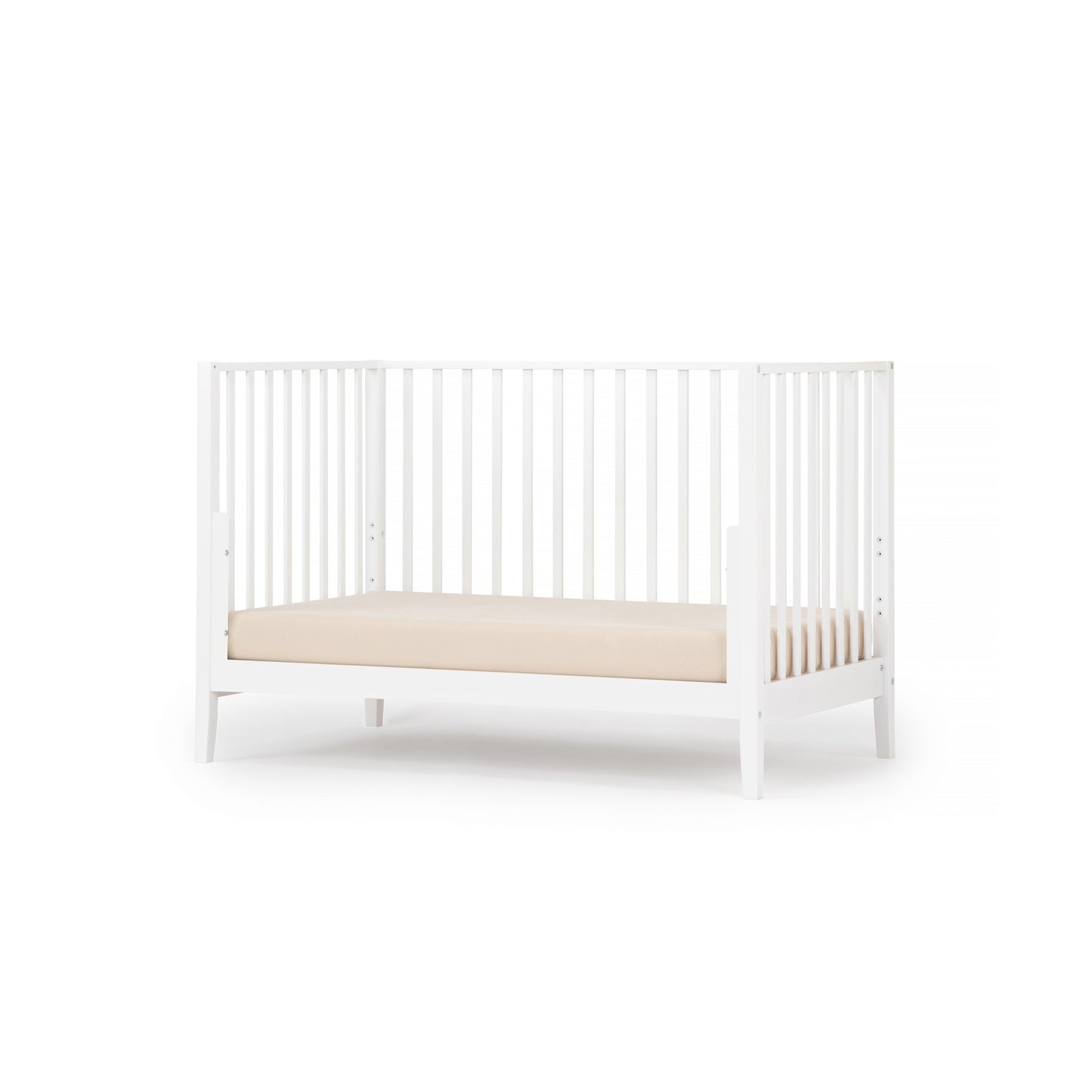 Lala 3-in-1 convertible crib, white