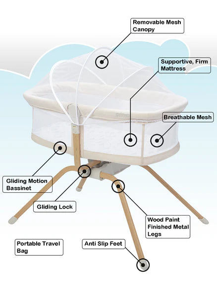 Little Cloud Gliding Bassinet