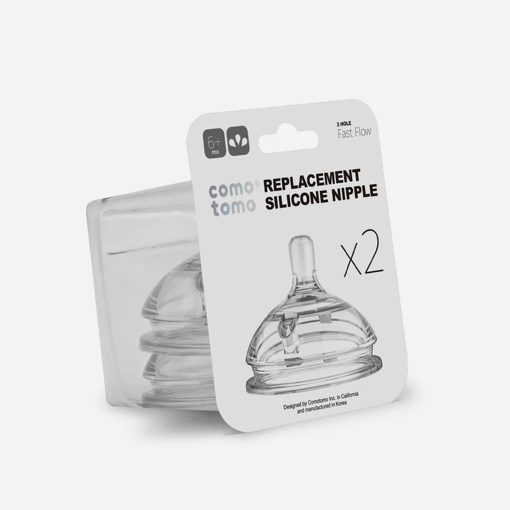 Comotomo Replacement Silicone Nippes - Fast Flow