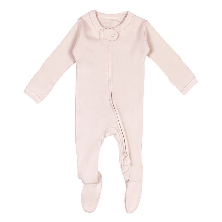 Organic 2-Way Zipper Footie (0-3m)
