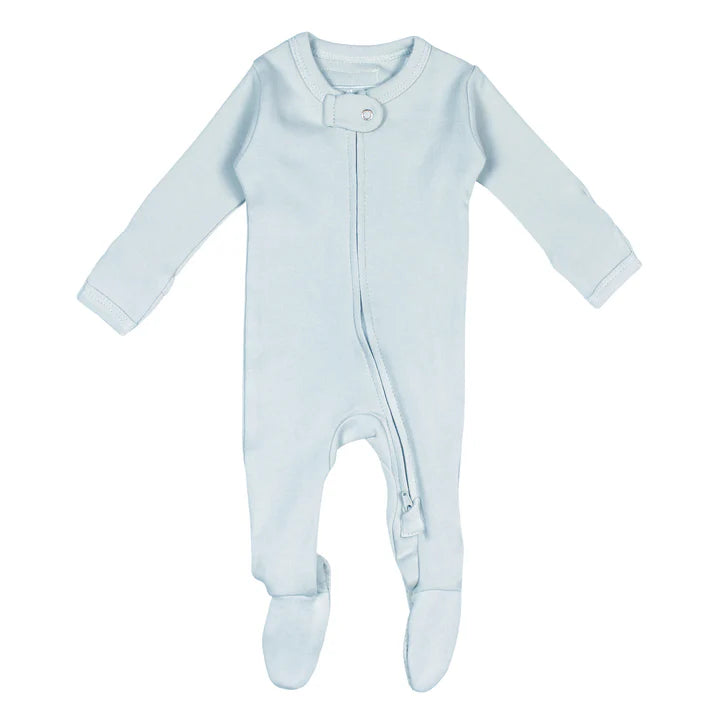 Organic 2-Way Zipper Footie (0-3m)