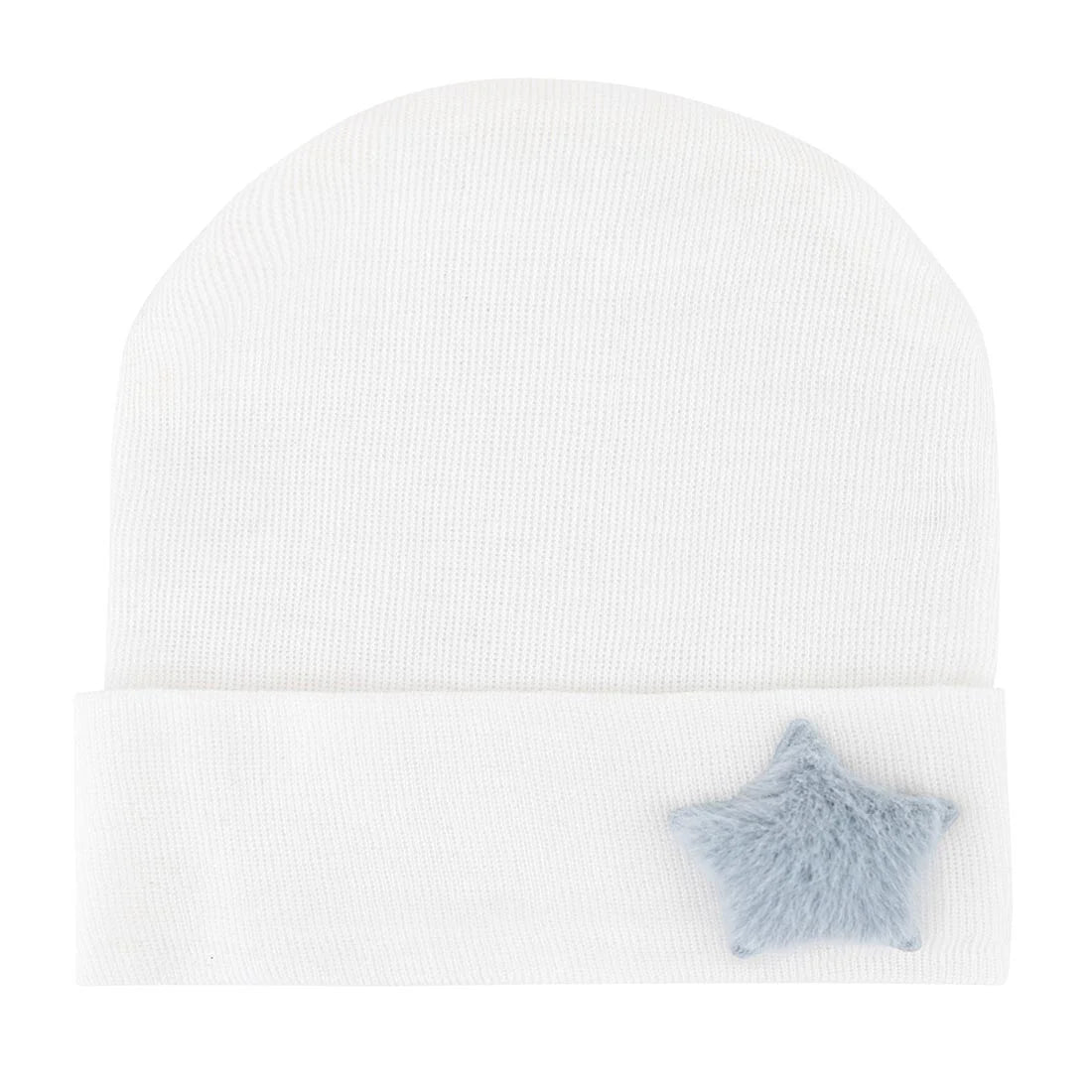 Ely's & Co Newborn Hospital Hats - Blue & White