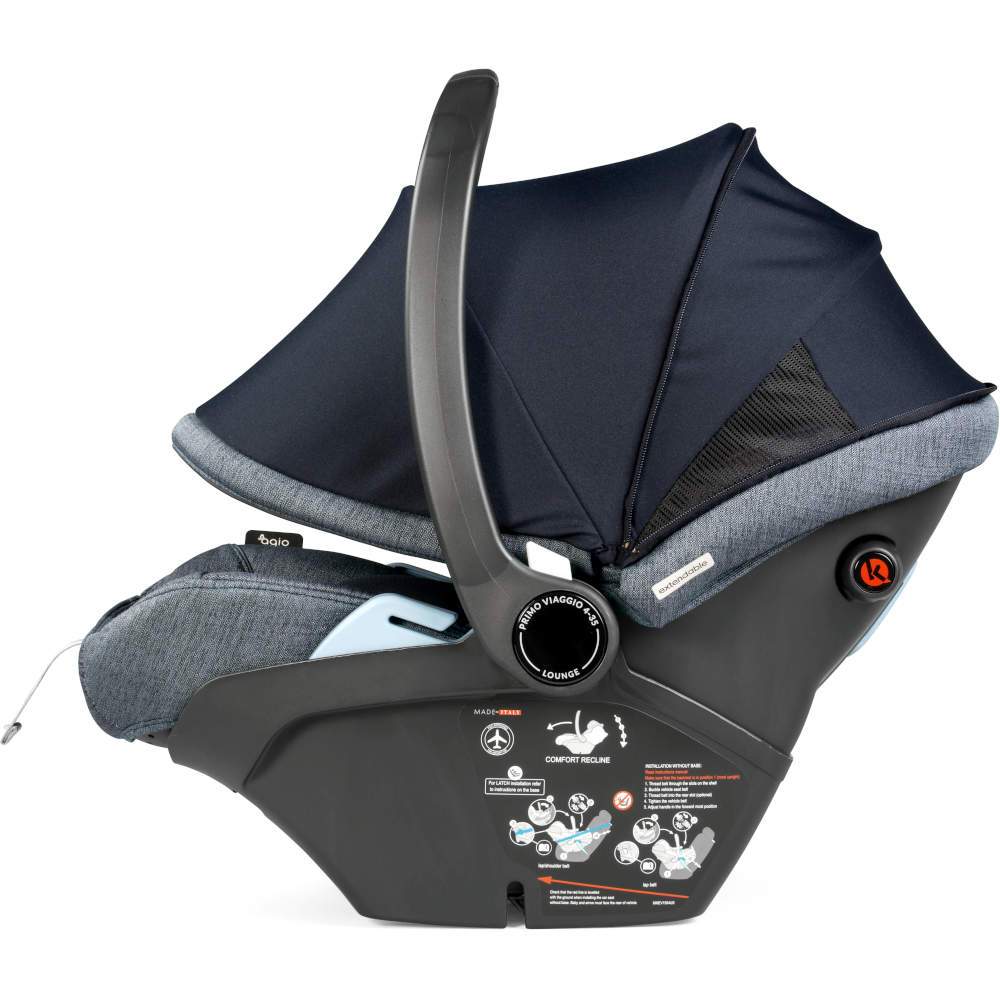 Agio by Peg Perego Primo Viaggio Lounge Infant Car Seat + Base
