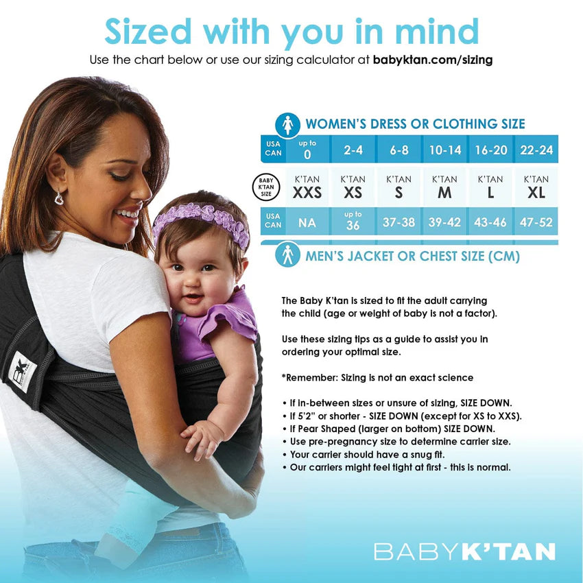 Baby K'tan Pre-Wrapped Baby Wrap - Original