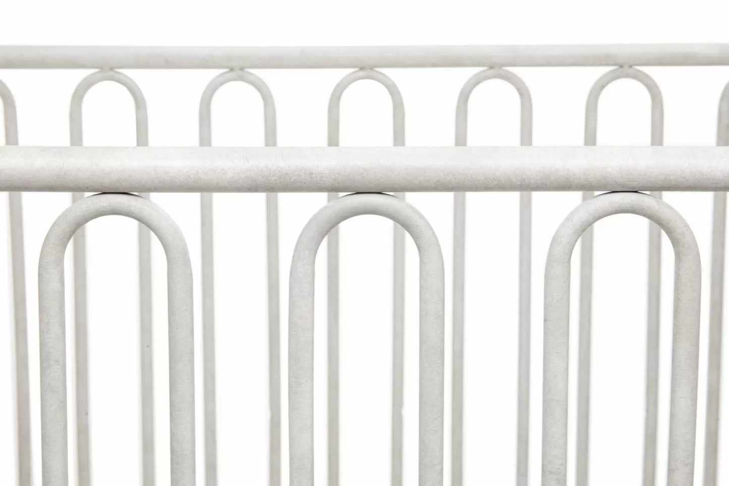 The Kingston Mini Wrought Iron Folding Crib - Vintage Ivory
