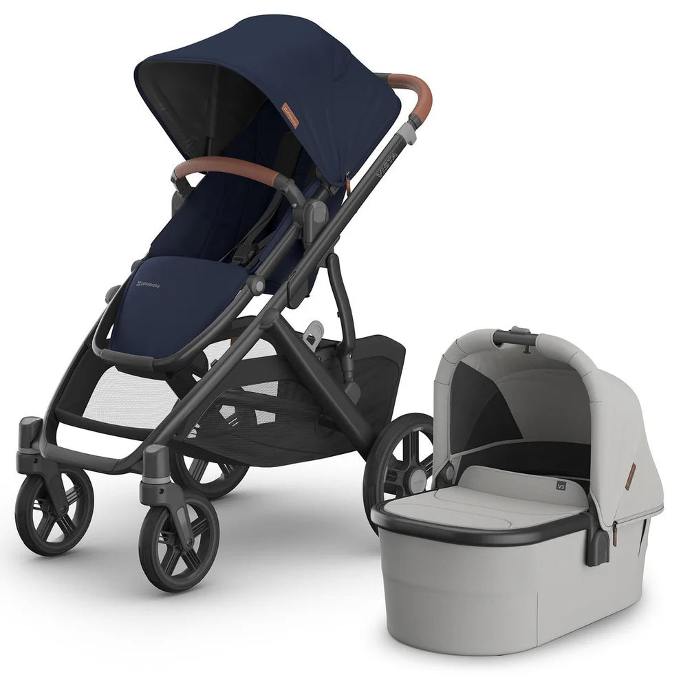 UPPAbaby Vista V3 Stroller & Bassinet V3 Bundle - Noa / Savannah