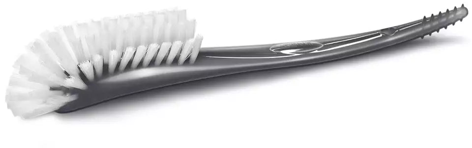 Baby Bottle and Nipple Brush, Gray