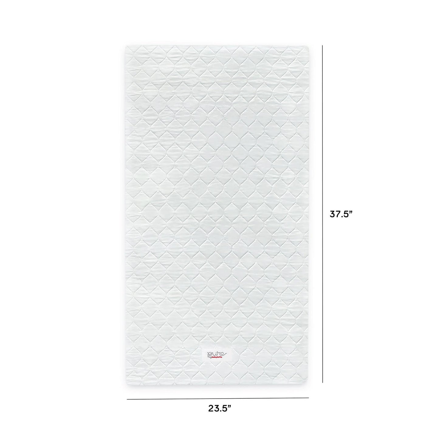 M5346C,Babyletto,Pure Core Non-Toxic Mini Crib Mattress with Hybrid Cover