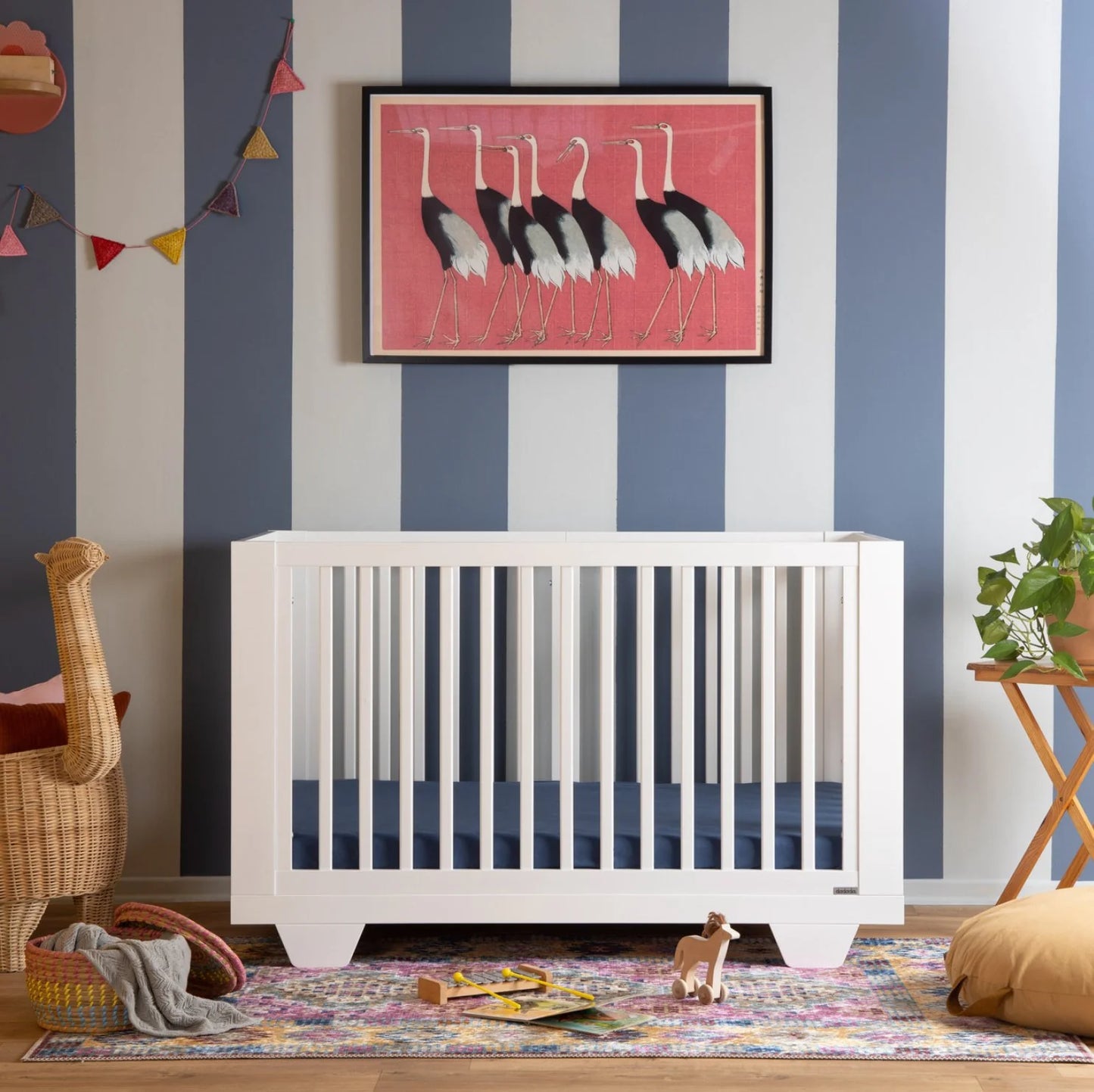 Spirit 8-in-1 Convertible Crib - White