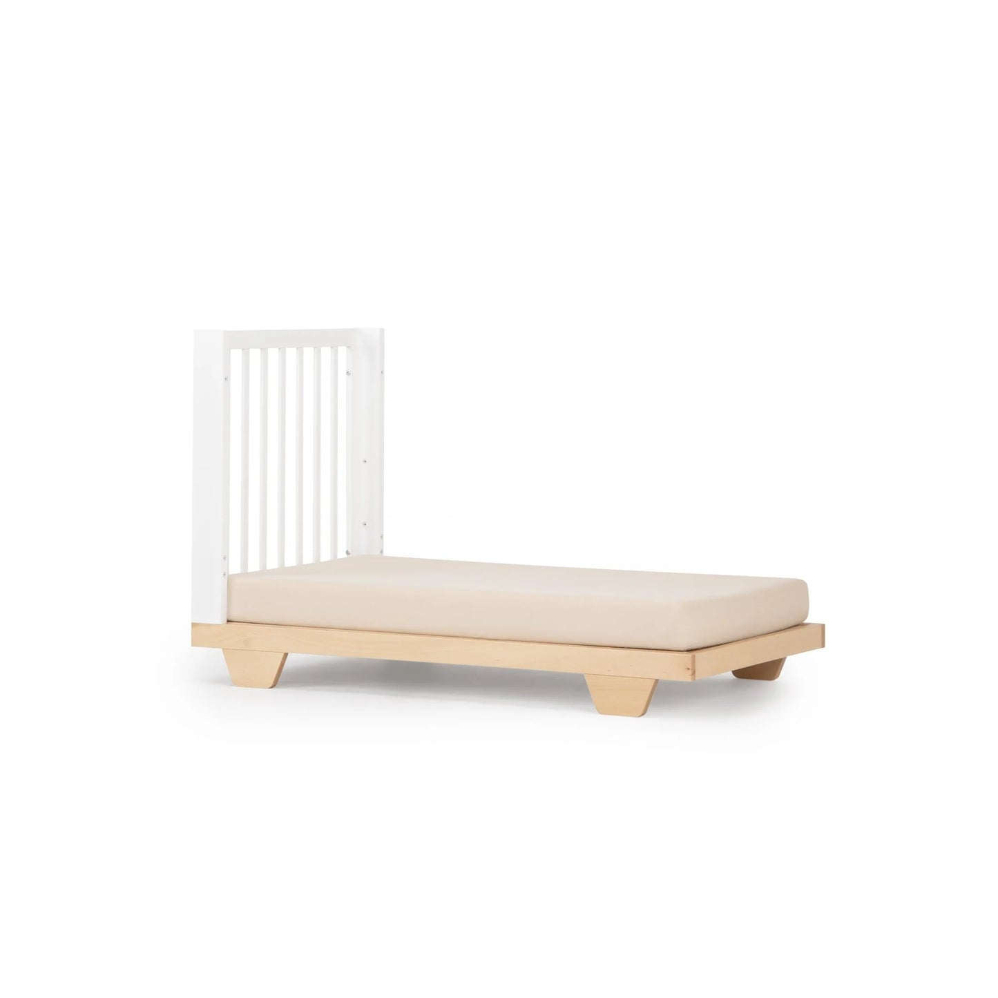 Spirit 8-in-1 Convertible Crib - White\Natural