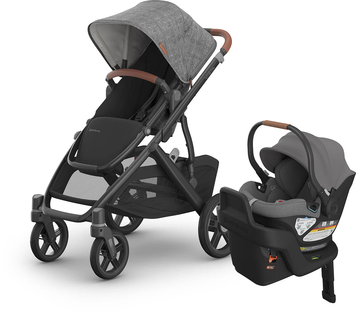 UPPAbaby Vista V3 + Aria Travel System Bundle