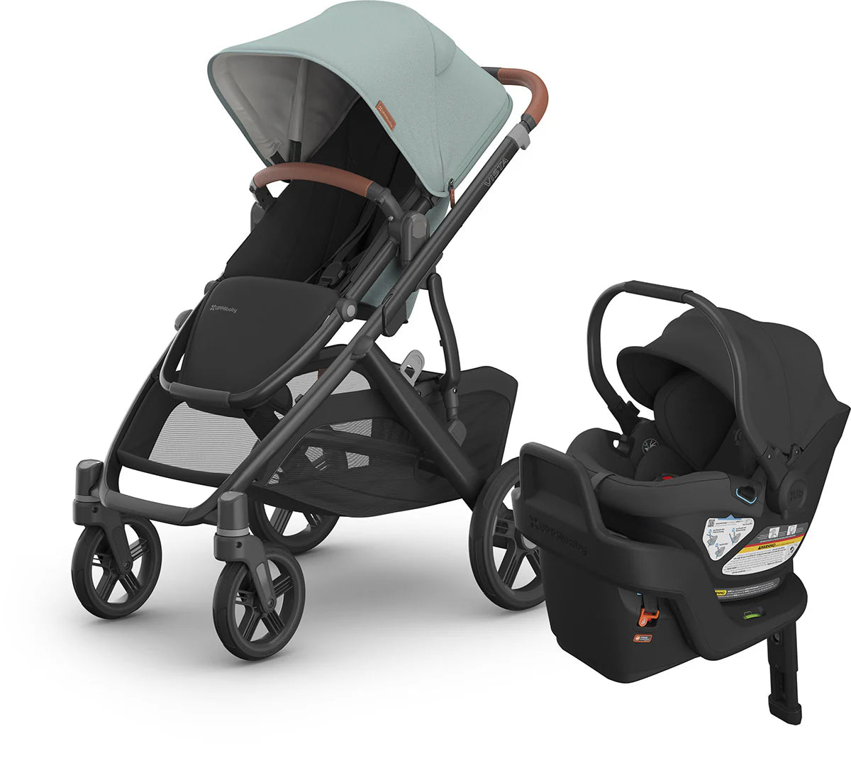 UPPAbaby Vista V3 + Aria Travel System Bundle