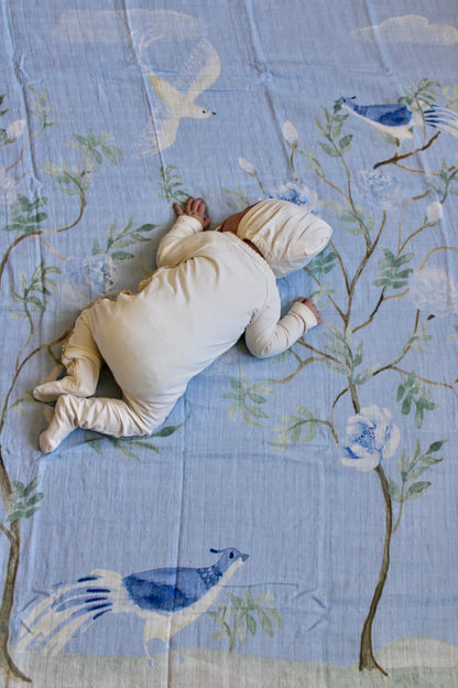 The Dove Muslin Blanket