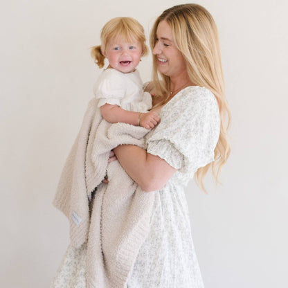Bamboni Receiving Blanket - Buttermilk