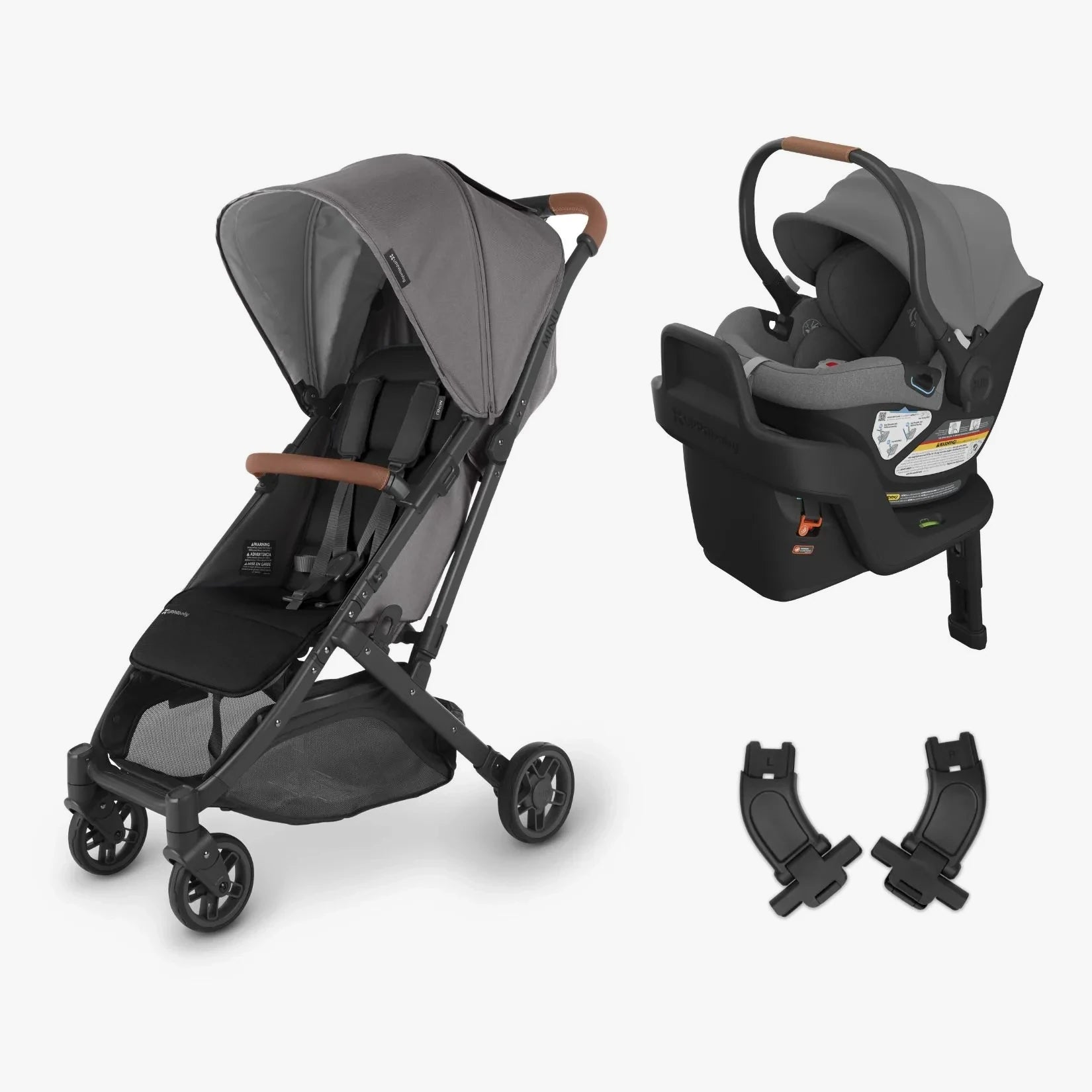 UPPAbaby MINU V2 + ARIA Travel System greyson\/greyson