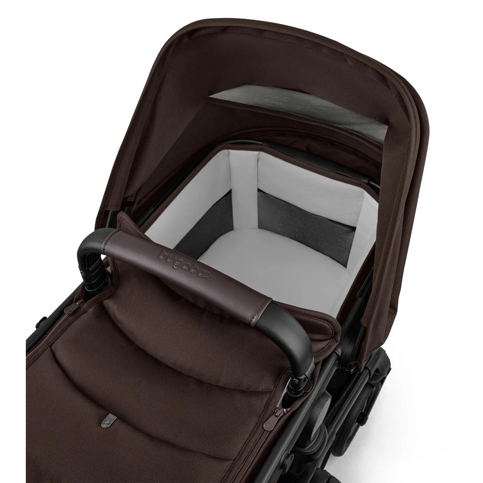 Bugaboo Fox 5 Renew Complete Stroller - BLACK/HERITAGE BLACK/ COCOA BROWN/ COCOA BROWN