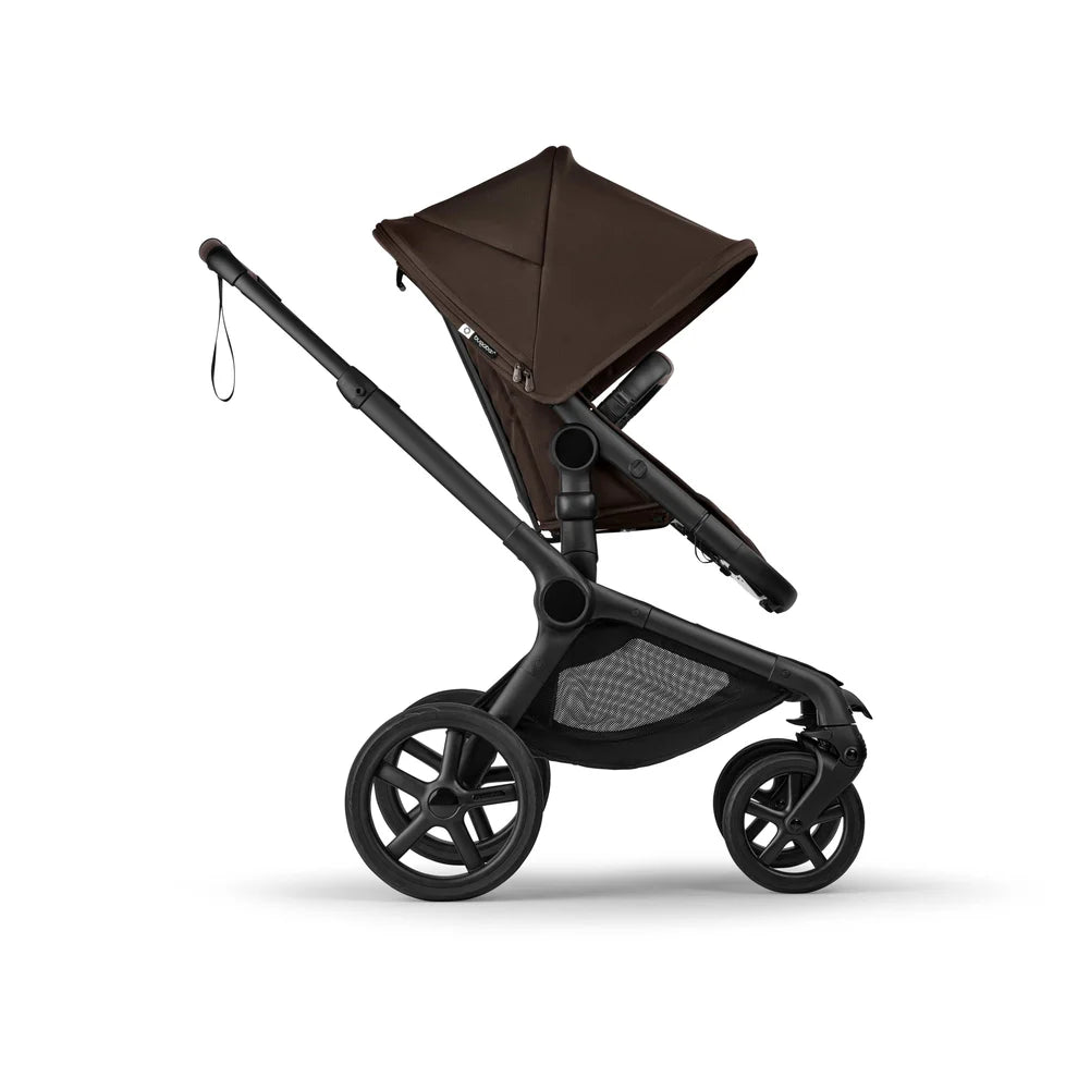 Bugaboo Fox 5 Renew Complete Stroller - BLACK/HERITAGE BLACK/ COCOA BROWN/ COCOA BROWN