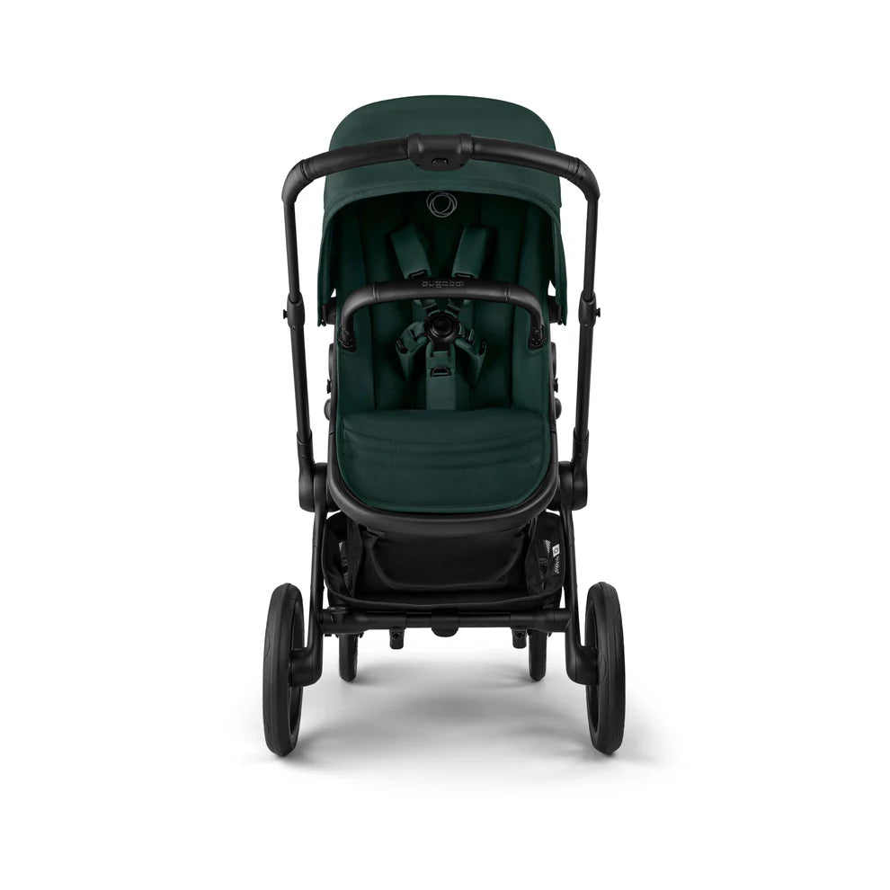 Bugaboo Fox 5 Renew Complete Stroller - BLACK/HERITAGE BLACK/ FERN GREEN/ FERN GREEN