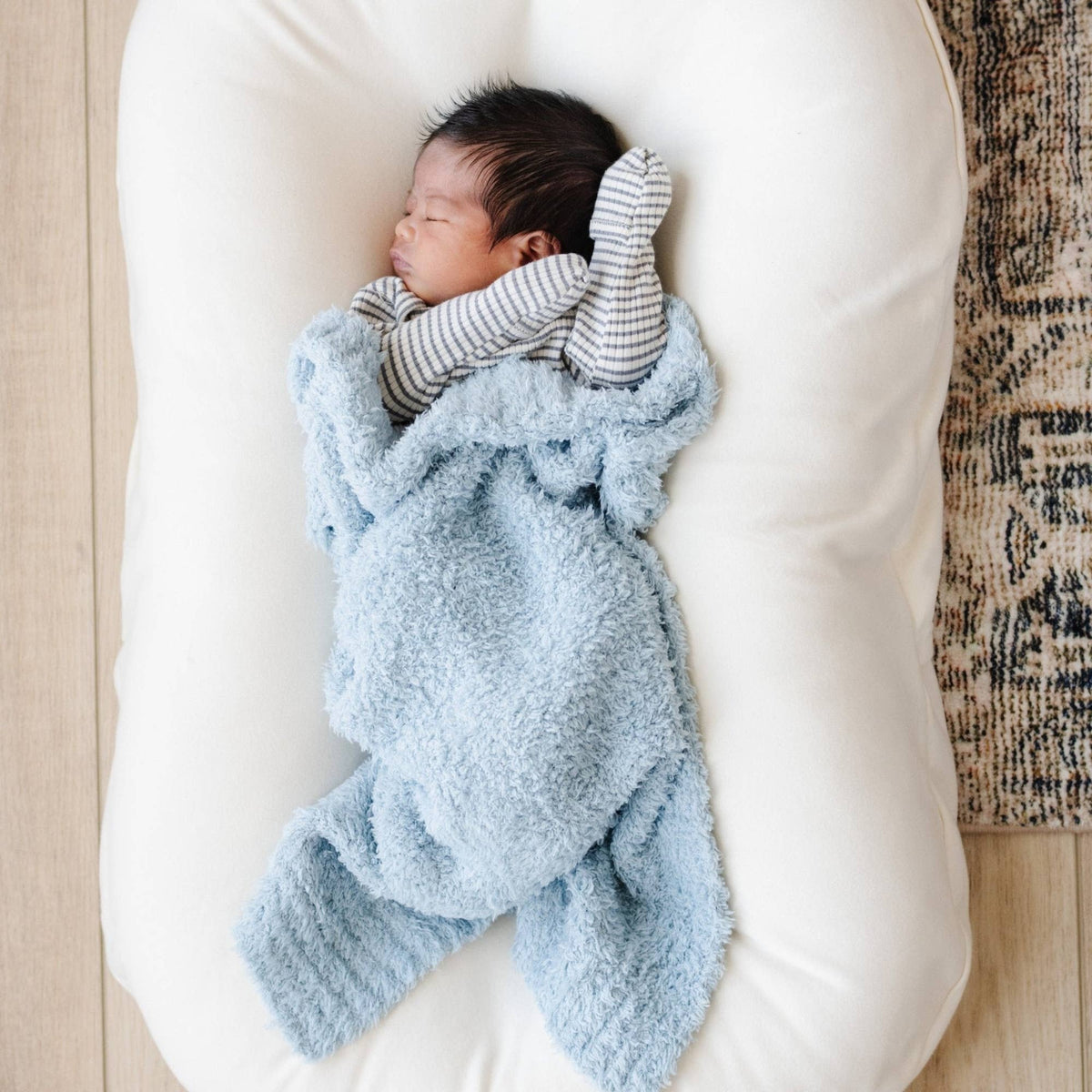Bamboni Mini Blanket - Light Blue