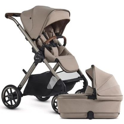 Silver Cross Reef 2 Stroller + Folding Bassinet - Ganache (2024)