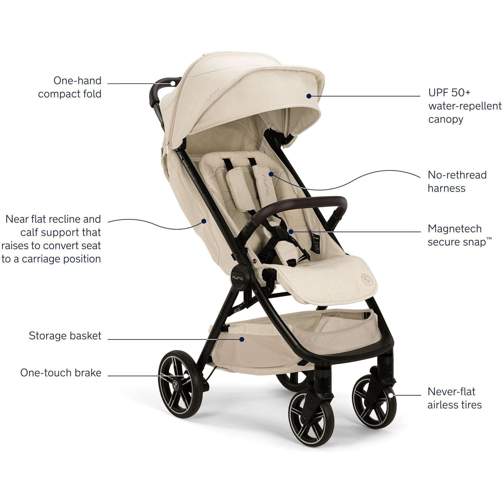 nuna stroller how to open Nuna x BMW TRVL LX Stroller + Carry Bag – Everything But The Baby
