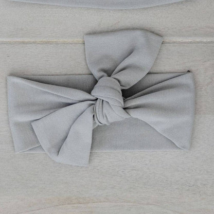Stretchy Swaddles - Ash / Bow