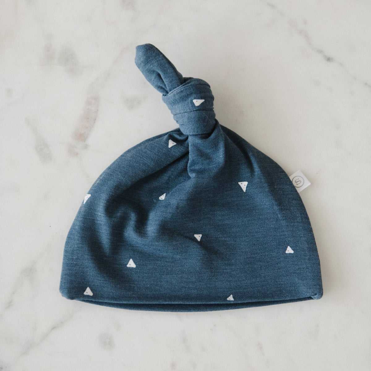 Stretchy Swaddles - Denim Triangle / Hat