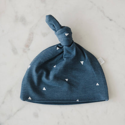 Stretchy Swaddles - Denim Triangle / Hat