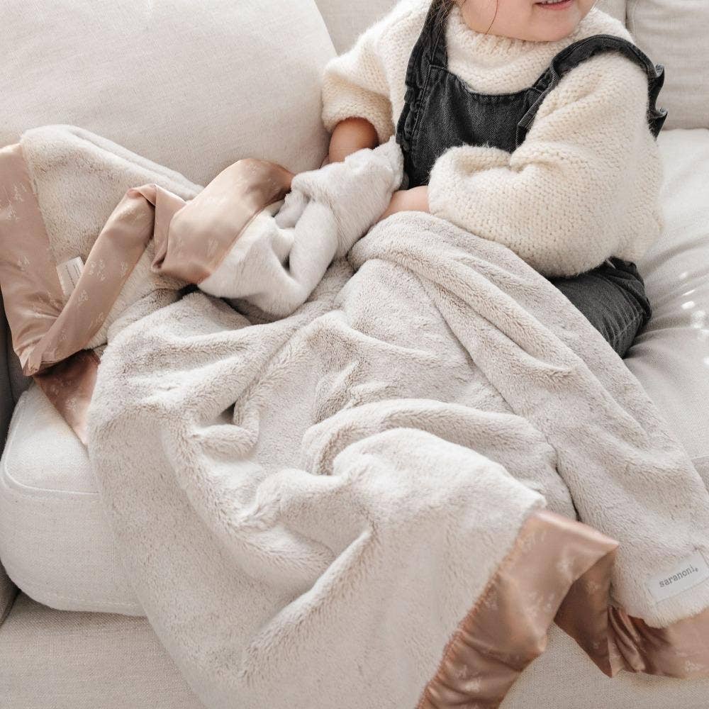 Satin Border Toddler - Dainty Floral