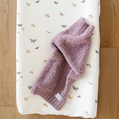 Minky Stretch Luxe Changing Cover - Butterfly