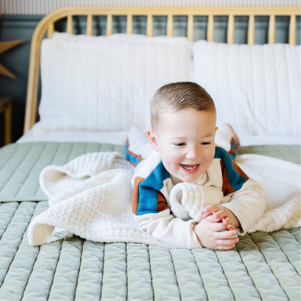 Waffle Knit Toddler - Swan