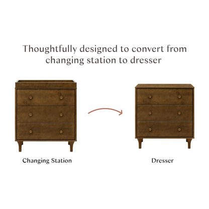 Babyletto Lolly 3-Drawer Changer Dresser with Removable Changing Tray